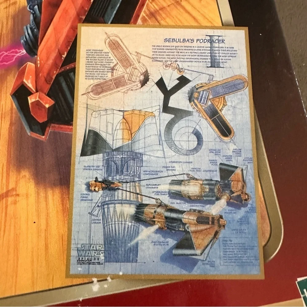 Star Wars Episode I Podrace Challenge Puzzle – 750 Pieces – NEW Sealed – Vintage